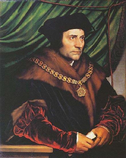 Portrait of Sir Thomas More,, Hans holbein the younger
